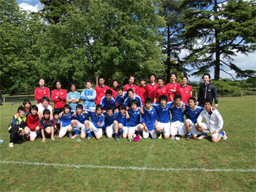 サッカー部 引退試合 VS ロンドン社会人チーム