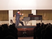 世界的なバイオリニスト川畠成道氏が今年も立教を訪問して下さいました！