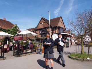 イギリスの町 初体験！：中学校１年生 英語科フィールドワーク at Cranleigh〈１学期 第１回〉