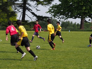 対ハートウッド戦サッカー試合