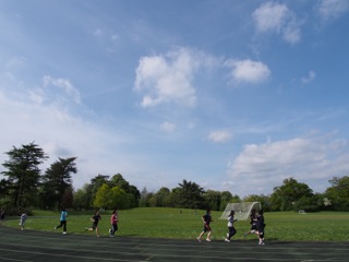 第１学期３週目、全校でスポーツテストを実施