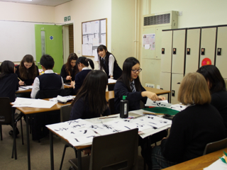 交換留学：地元ミレースクールの生徒が本校に１週間滞在。日本文化を堪能しました。