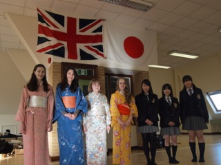 交換留学：地元ミレースクールの生徒が本校に１週間滞在。日本文化を堪能しました。