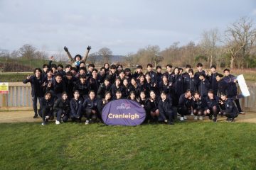 中学３年生と高校２年生全員がCranleigh Parkrunに参加