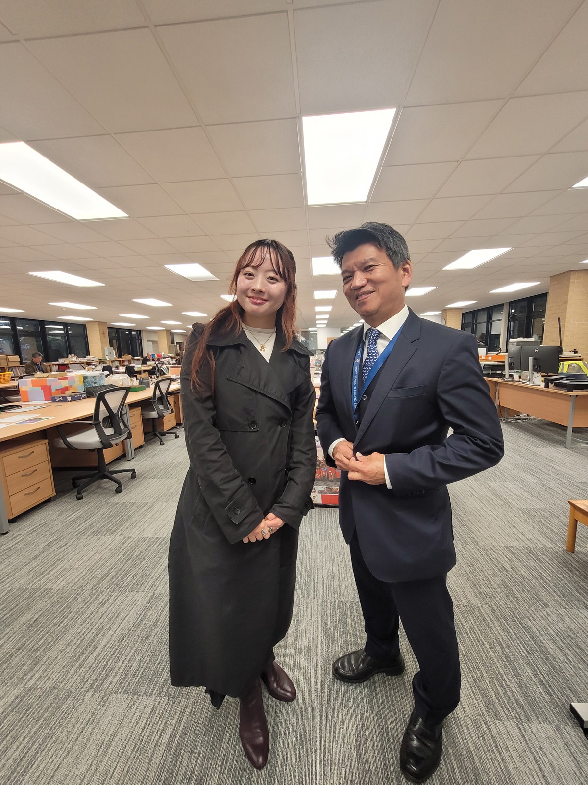 ４５期　黒岩 花蓮さん（10月19日訪問）